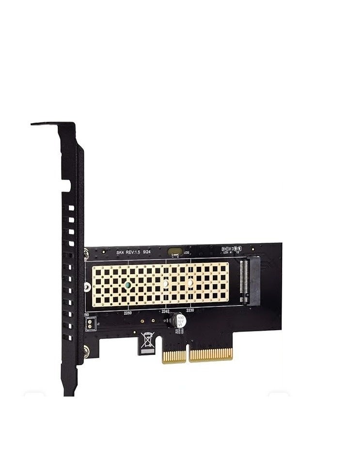 محول M.2 NVMe إلى PCIe 3.0 x4 – يدعم مقاسات 2230 / 2242 / 2260 / 2280، كارت توسعة لأجهزة الكمبيوتر المكتبية ومتوافق مع ويندوز وماك ولينكس - Image 1